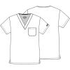 Dickies EDS Signature Scrubs for Women and Scrubs for Men, Unisex One Pocket V-Neck Top in Soft Brushed Poplin 83706(Turquoise)
