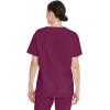 Dickies EDS Signature Scrubs for Women and Scrubs for Men, Unisex One Pocket V-Neck Top in Soft Brushed Poplin 83706(Wine)