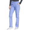 Dickies EDS Signature Women Scrubs Pant Mid Rise Tapered Leg Pull-on DK125(Ciel)