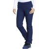 Dickies EDS Signature Women Scrubs Pant Mid Rise Tapered Leg Pull-on DK125(Navy)
