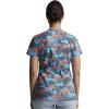Dickies EDS Women Scrubs Top V-Neck DK700(Camo Flight)