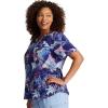 Dickies EDS Women Scrubs Top V-Neck DK700(Digital Waves)