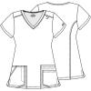 Dickies EDS Women Scrubs Top V-Neck DK700(Olive)