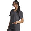 Dickies EDS Women Scrubs Top V-Neck DK700(Pewter)