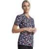 Dickies EDS Women Scrubs Top V-Neck DK700(Safari Pop)
