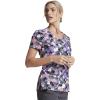 Dickies EDS Women Scrubs Top V-Neck Print DK852(Camo Buds)