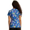 Dickies EDS Women Scrubs Top V-Neck Print DK852(I Goat You Babe)