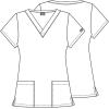 Dickies EDS Women Scrubs Top V-Neck Print DK876(Be Kind to Each Otter)