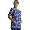 Dickies EDS Women Scrubs Top V-Neck Print DK876(Be Kind to Each Otter)