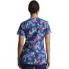 Dickies EDS Women Scrubs Top V-Neck Print DK876(Be Kind to Each Otter)