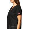 Dickies EDS Women Scrubs Top V-Neck Print DK876(Black)