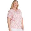 Dickies EDS Women Scrubs Top V-Neck Print DK876(Bold Batik)