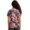 Dickies EDS Women Scrubs Top V-Neck Print DK876(Camo Plaid)