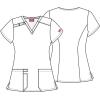 Dickies EDS Women Scrubs Top V-Neck Print DK876(Denim Paisley)