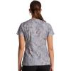 Dickies EDS Women Scrubs Top V-Neck Print DK876(Denim Paisley)