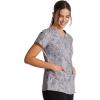 Dickies EDS Women Scrubs Top V-Neck Print DK876(Denim Paisley)