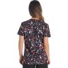 Dickies EDS Women Scrubs Top V-Neck Print DK876(Drizzle Daze)