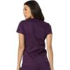 Dickies EDS Women Scrubs Top V-Neck Print DK876(Eggplant)