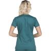 Dickies EDS Women Scrubs Top V-Neck Print DK876(Hunter)