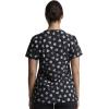 Dickies EDS Women Scrubs Top V-Neck Print DK876(Love U Dots)
