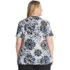 Dickies EDS Women Scrubs Top V-Neck Print DK876(Organic Tie Dye)