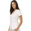 Dickies EDS Women Scrubs Top V-Neck Print DK876(White)