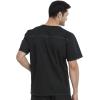 Dickies Gen Flex Men Scrubs Top V-Neck 81722(Black)