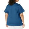 Dickies Gen Flex Women Scrubs Top Mock Wrap 817355.(Caribbean)