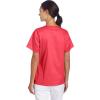 Dickies Gen Flex Women Scrubs Top Mock Wrap 817355.(Crimson)