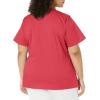 Dickies Gen Flex Women Scrubs Top Mock Wrap 817355.(Crimson)