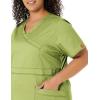 Dickies Gen Flex Women Scrubs Top Mock Wrap 817355.(Desert Sage)