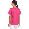 Dickies Gen Flex Women Scrubs Top Mock Wrap 817355.(Hot Pink)