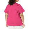 Dickies Gen Flex Women Scrubs Top Mock Wrap 817355.(Hot Pink)