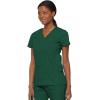 Dickies Gen Flex Women Scrubs Top Mock Wrap 817355.(Hunter)