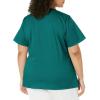 Dickies Gen Flex Women Scrubs Top Mock Wrap 817355.(Hunter Green)