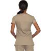 Dickies Gen Flex Women Scrubs Top Mock Wrap 817355.(Khaki)