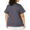 Dickies Gen Flex Women Scrubs Top Mock Wrap 817355.(Light Pewter)