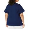 Dickies Gen Flex Women Scrubs Top Mock Wrap 817355.(Navy)