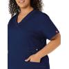Dickies Gen Flex Women Scrubs Top Mock Wrap 817355.(Navy)