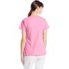 Dickies Gen Flex Women Scrubs Top Mock Wrap 817355.(Pretty in Pink)