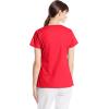 Dickies Gen Flex Women Scrubs Top Mock Wrap 817355.(Red)