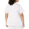 Dickies Gen Flex Women Scrubs Top Mock Wrap 817355.(White)