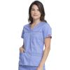 Dickies Gen Flex Women Scrubs Top V-Neck 817455(Ceil Blue)