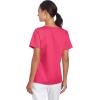 Dickies Gen Flex Women Scrubs Top V-Neck 817455(Hot Pink)
