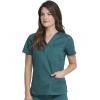 Dickies Gen Flex Women Scrubs Top V-Neck 817455(Hunter)