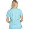 Dickies Gen Flex Women Scrubs Top V-Neck 817455(Icy Turquoise)