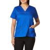 Dickies Gen Flex Women Scrubs Top V-Neck 817455(Royal)