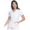 Dickies Gen Flex Women Scrubs Top V-Neck 817455(White)
