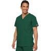 Dickies Mens V-Neck Scrub Top with 5 Pockets – Medical & Nursing Uniform Shirt, Side Vents – 81906(Hunter)