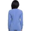 Dickies Scrub Jackets For Woman Snap Front Warm-up Jacket With 2 Pockets – DK305(Ciel)